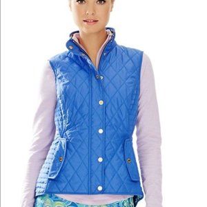 Lilly Pulitzer "Blake" Vest | Iris Blue/Lilly's Lagoon | Size S